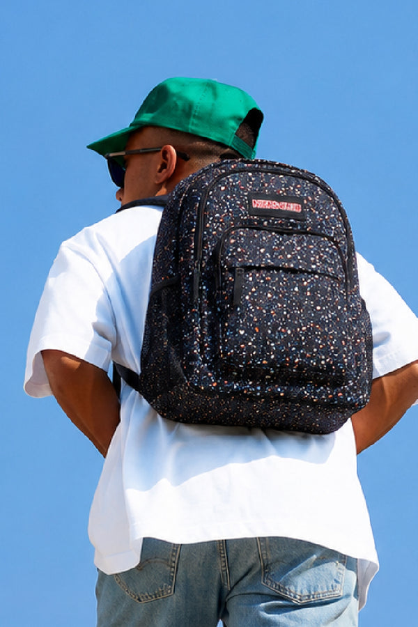 143089 Nick Club Mochila Marina con Estampado Multicolor