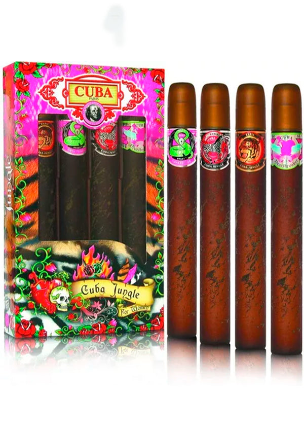 Cuba Jungle Dama Set 4 Piezas