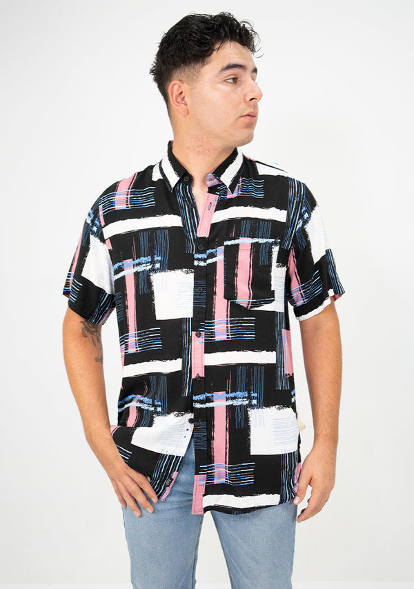 Camisa 4000B3-04 Relax - Manga Corta