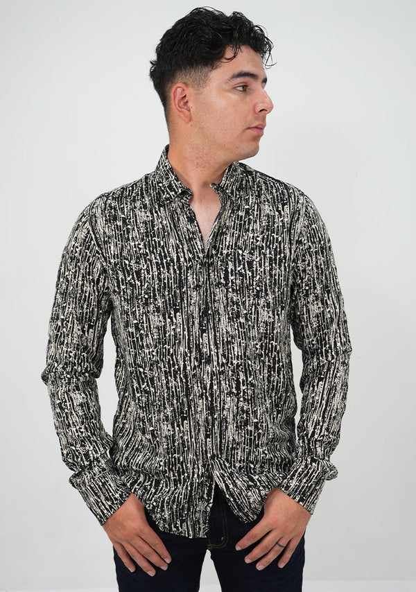 Camisa 100-76 Slim - Manga Larga