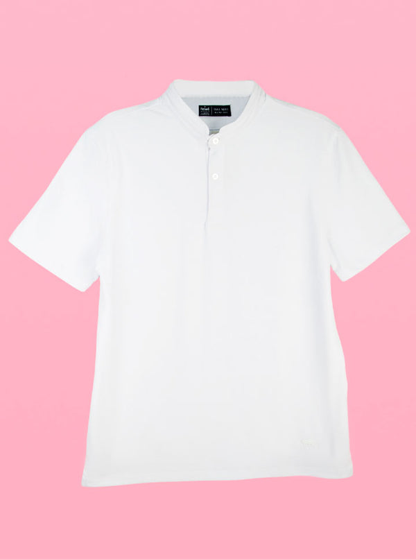 Playera Polo Mao Fitters Originals - Blanco